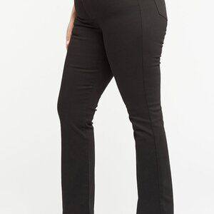NWT NYDJ Sheri Slim black denim jeans, 14W, water-conscious dye, high rise